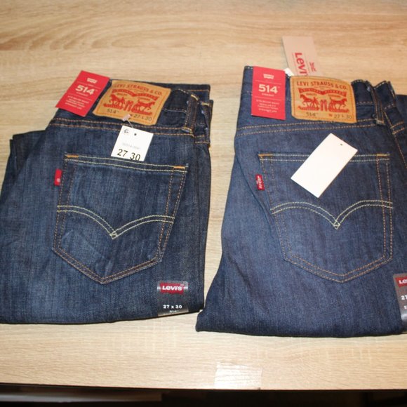 Levi's Other - 2 Pairs of Men's Levi's 514 Denim Jeans Sz 27x30